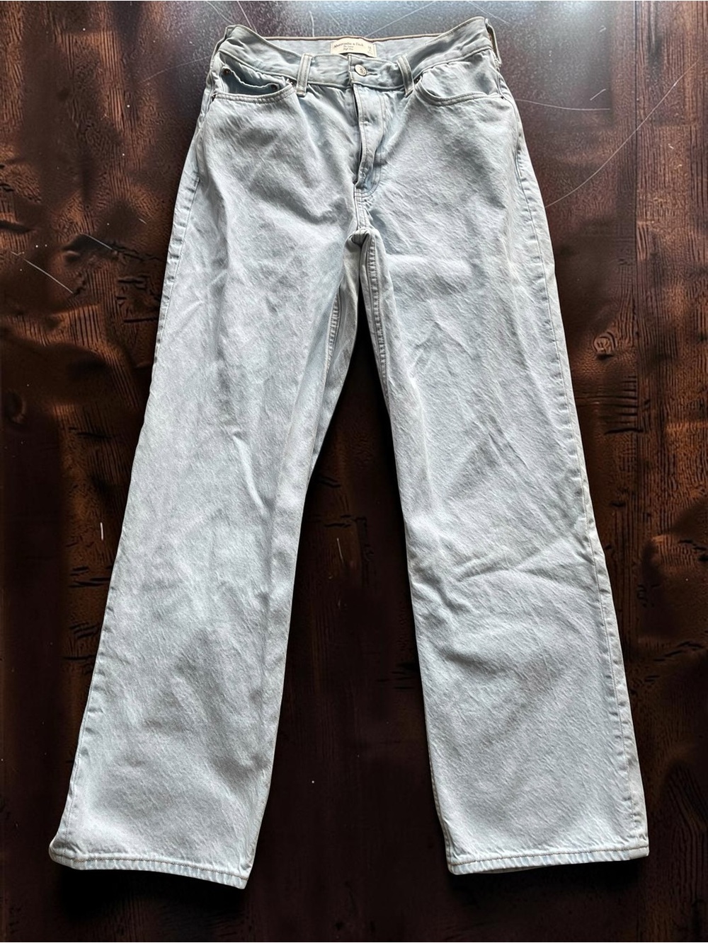 Abercrombie & Fitch Pale Blue “The Loose High Rise” Jeans Size 26/2R